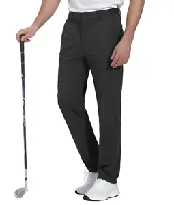 COOFANDY Men's Stretch Golf Pants Lightweight Fitted Casual Pants with Pockets