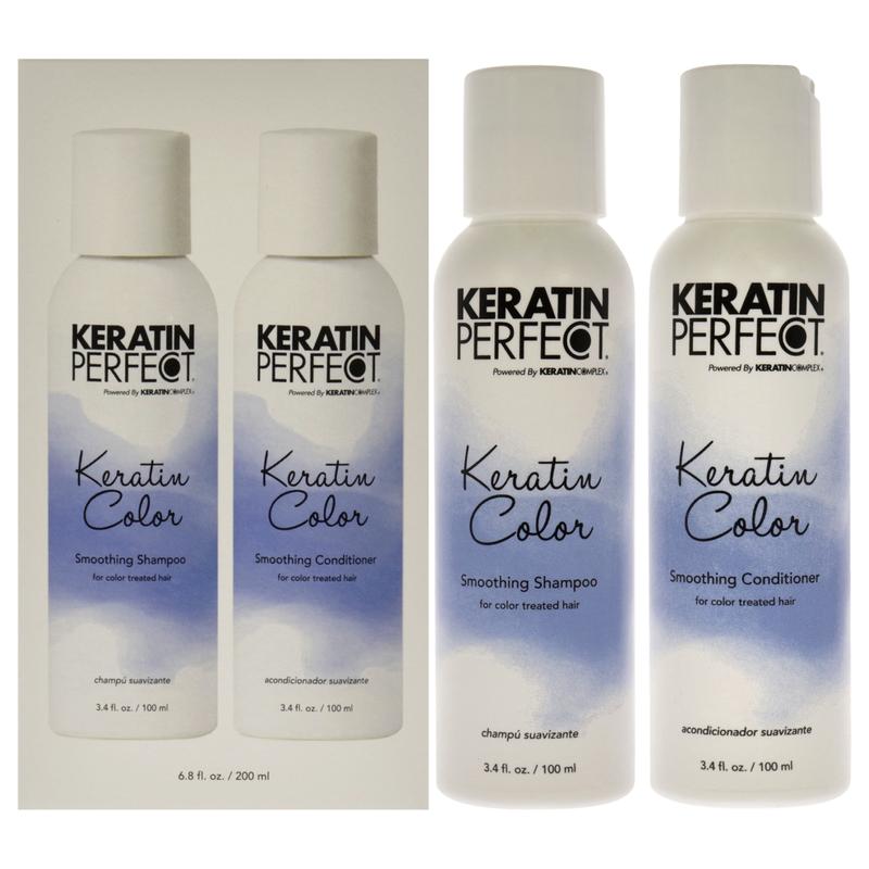 Keratin Color Duo by Keratin Perfect for Unisex - 2 x 3.4 oz Shampoo, Conditioner