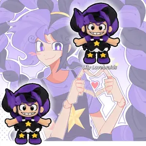 25CM Lily Lovebraids Plush Doll Cute Anime Peripherals Toy Birthday Christmas Gift