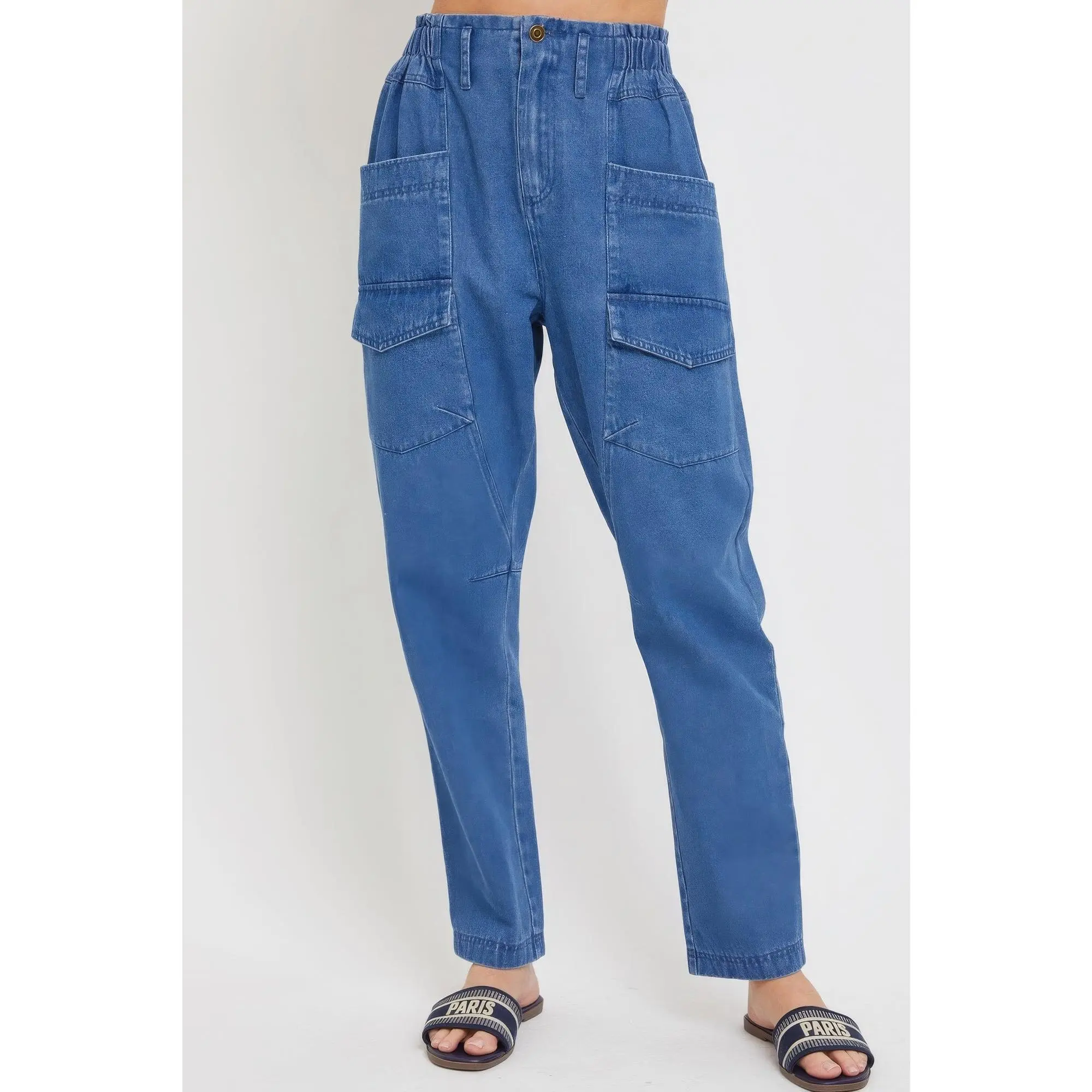 Denim Jogger Pants