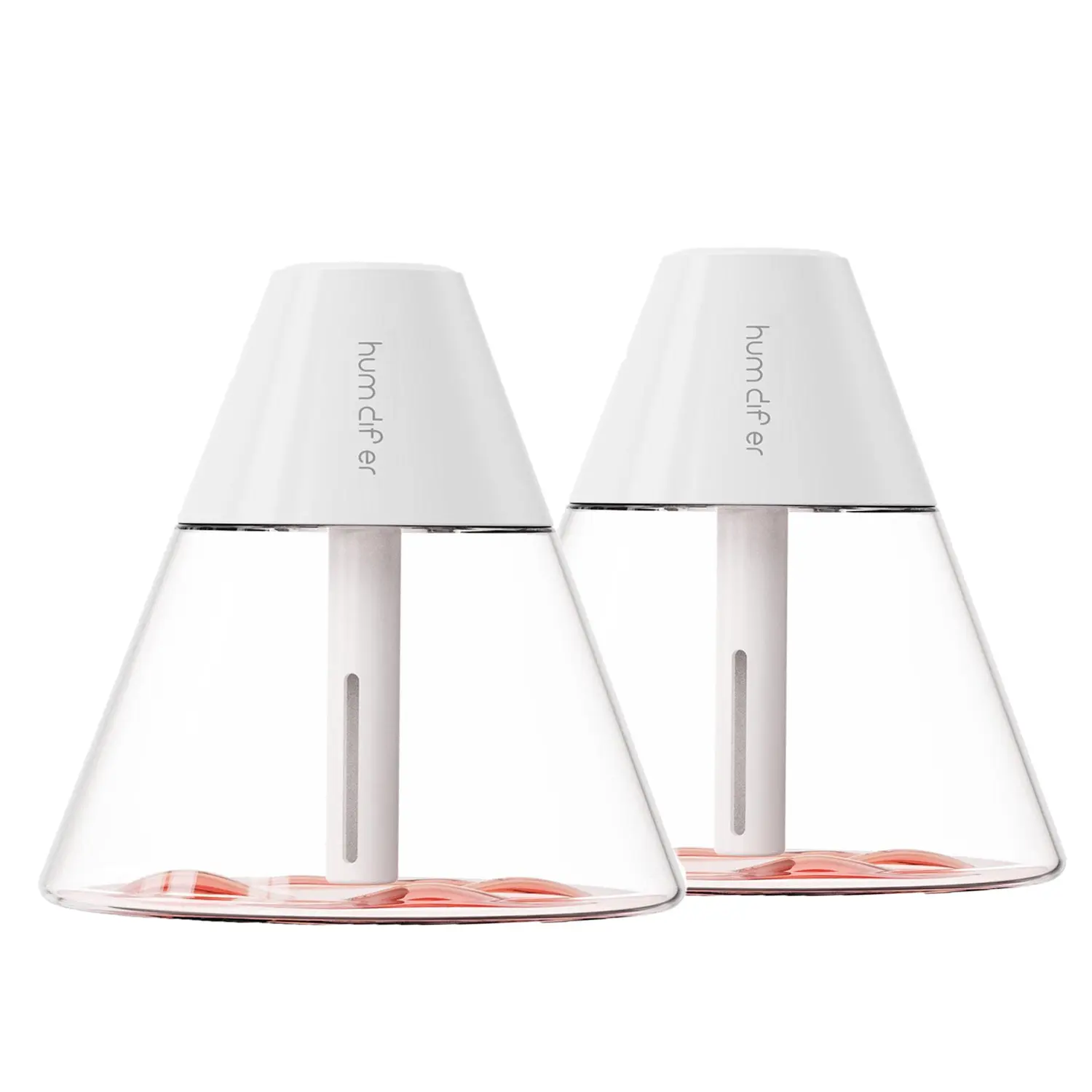 2pc Mini Volcano Humidifier for travel, lightweight personal humidifier, one-button control, quiet operation, fine mist, ideal for car, dorm, office, improves air quality and relieves dryness#SummerWins#BackToSchoolDeal