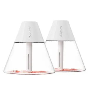 2pc Mini Volcano Humidifier for travel, lightweight personal humidifier, one-button control, quiet operation, fine mist, ideal for car, dorm, office, improves air quality and relieves dryness#SummerVibes