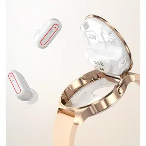 WHITE X11 2in1 Smart Watch earbuds Health Sports Watch Fitness Tracker Supplier Warranty TWS Wearable Device BT Caiing NFC IOS/Android Gift