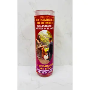 Olofin Yo Domino A Mi Hombre– I Dominate My Man Ritual Candle