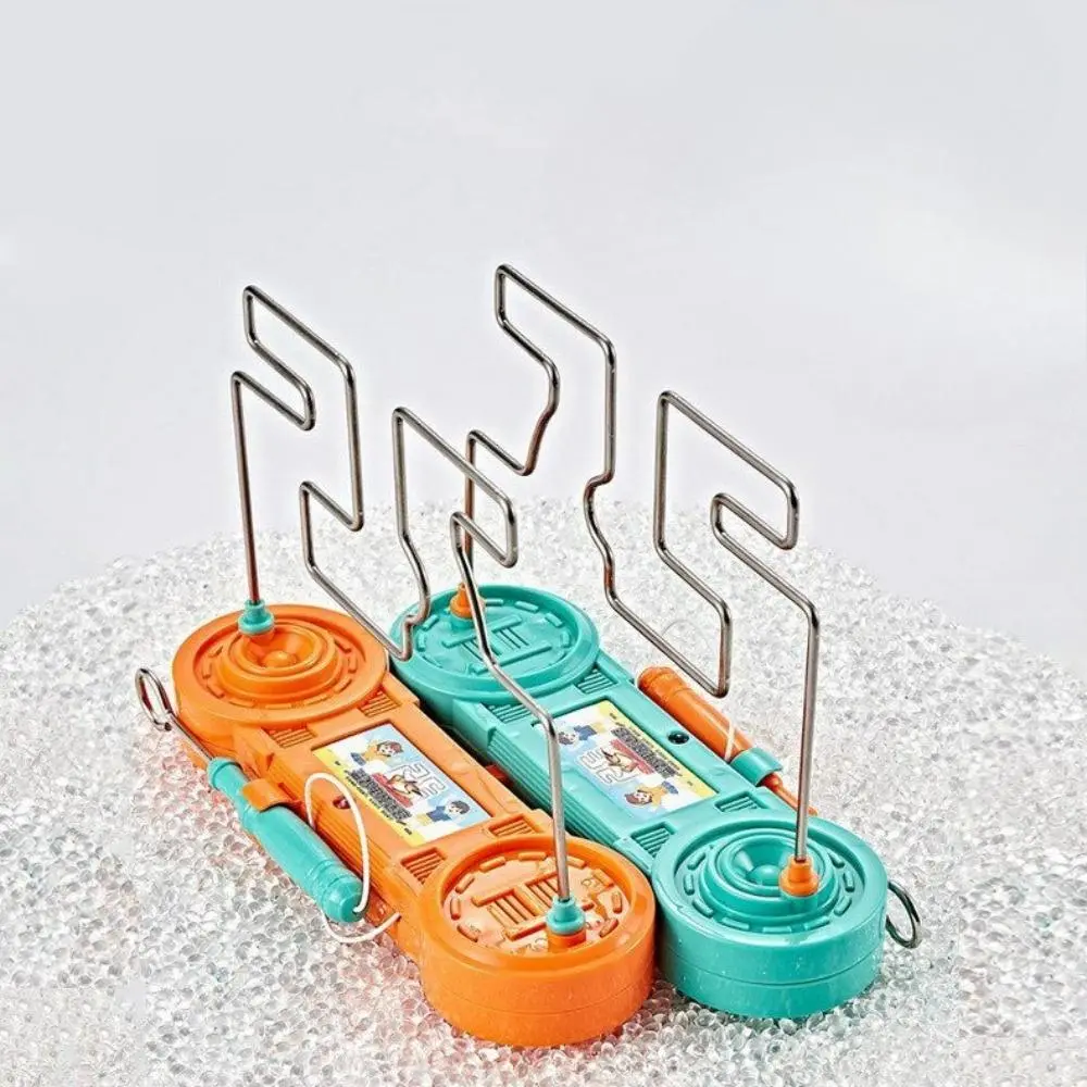 1PC House Shape Electronic Wire Maze Challenge Game, Fun Electric Shock Buzz Maze Toy, Portable Educational Training Toy to Boost Kids Concentration Hand-Eye Coordination, Parent Child Interactive Early Learning Sensory Game for Home Party Travel