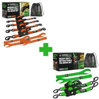 1” ORG 4pc + 2” GRN 2pc