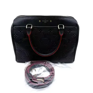 Pre-owned Louis Vuitton leather Travel Bags Speedy Bandouliere NM Bag Monogram Empreinte 30