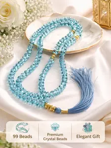Muslim Tasbih 99 Beads Dhikr Beads Crystal for Enhanced Prayer Practices Daily Pastel