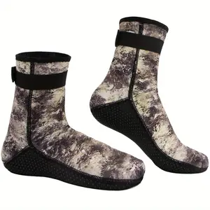 3mm Neoprene Water Socks Anti-Slip Swimming Beach Surfing Sandproof Socks, Durable Rubber Material, Comfortable Fit for All Ages