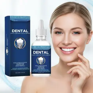 Sensitivity Relief Liquid Drops, Professional Whitening, Dual Action Care for a Dazzling Smile.