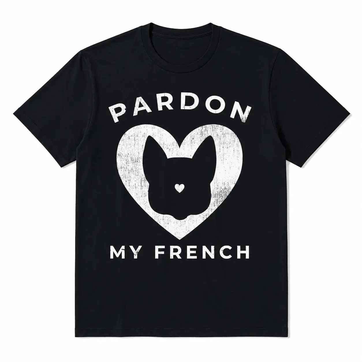 Women's Comfortable Breathable Solid Short-Sleeve Garment - French Bulldog Graphic Tee, Funny Unisex Vintage Pet Lover Casual T-Shirt, Shortsleeve