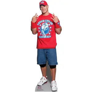 WWE John Cena Cardboard Standup, Home Decor Cardboard Cutout for Room Decor