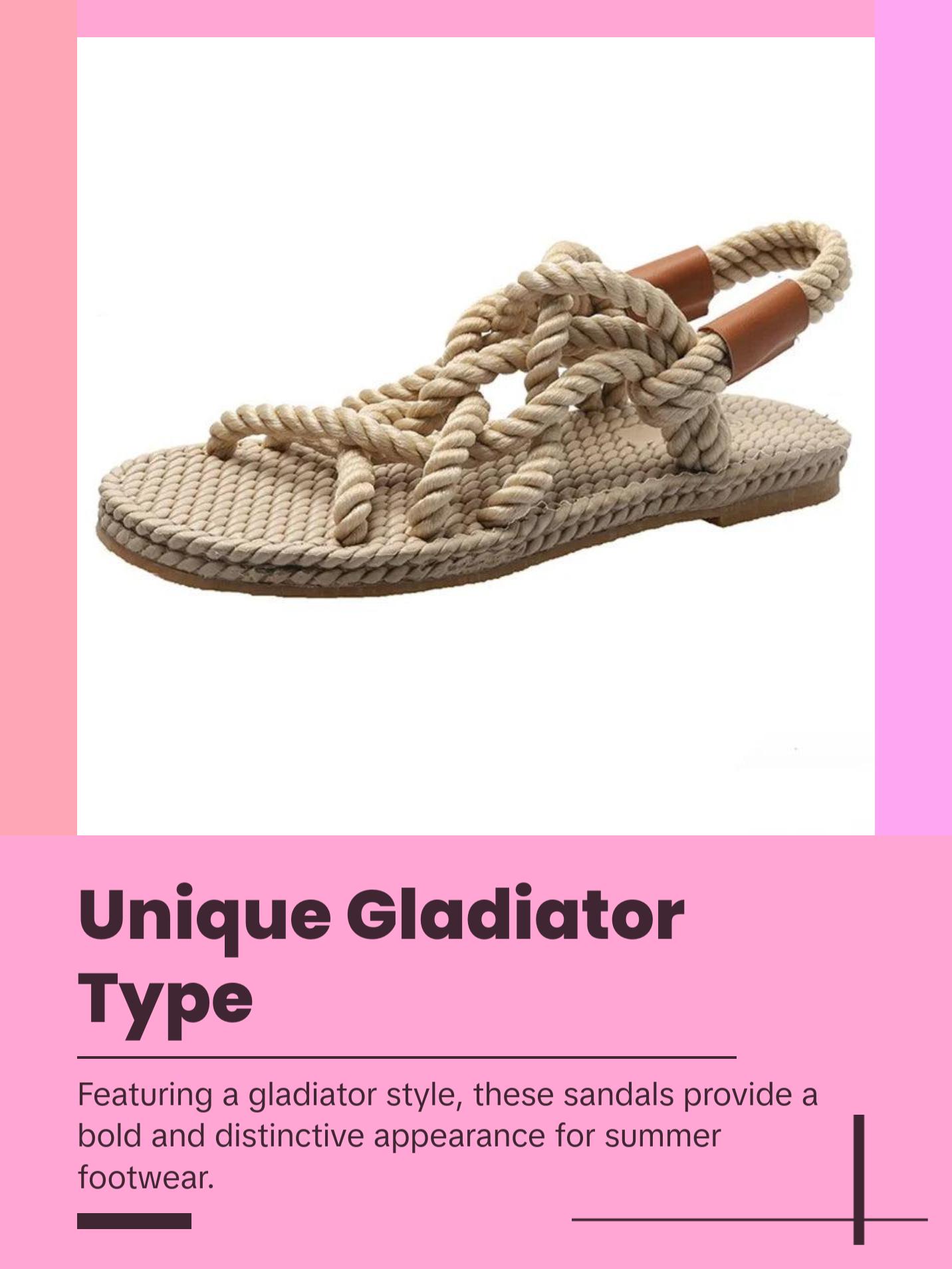 Braided Rope Sandals