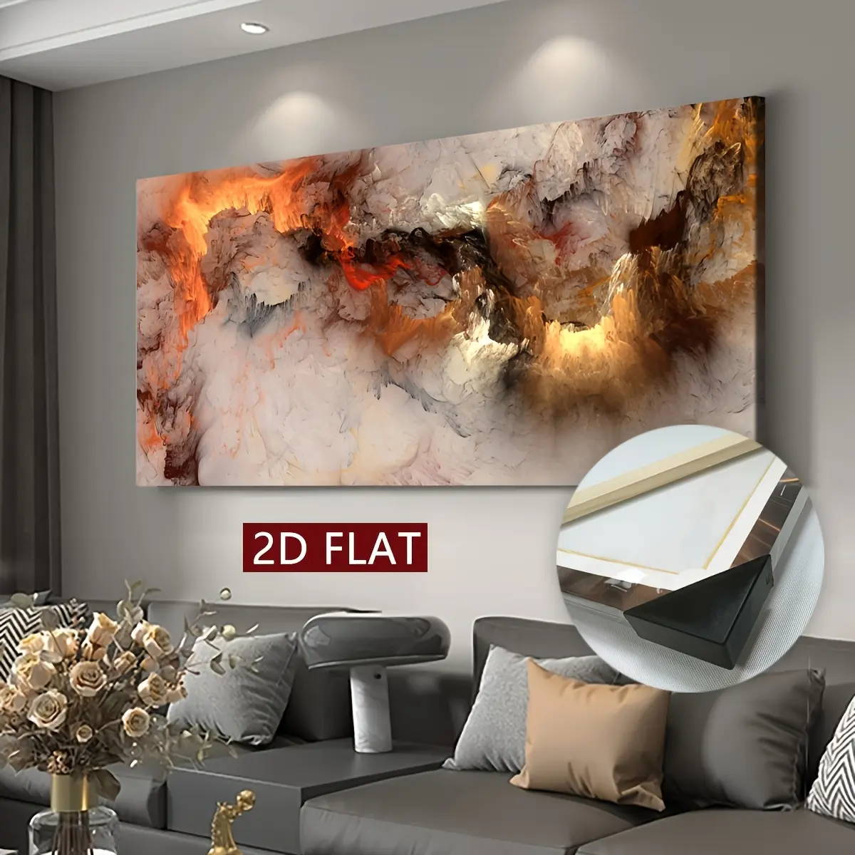 1 piece of wooden frame canvas painting, featuring a thundercloud pattern, a home decoration art piece, wall art decoration, suitable for living room, bedroom, office, dining room, bar wall decoration, odorless, painting, print, art piece