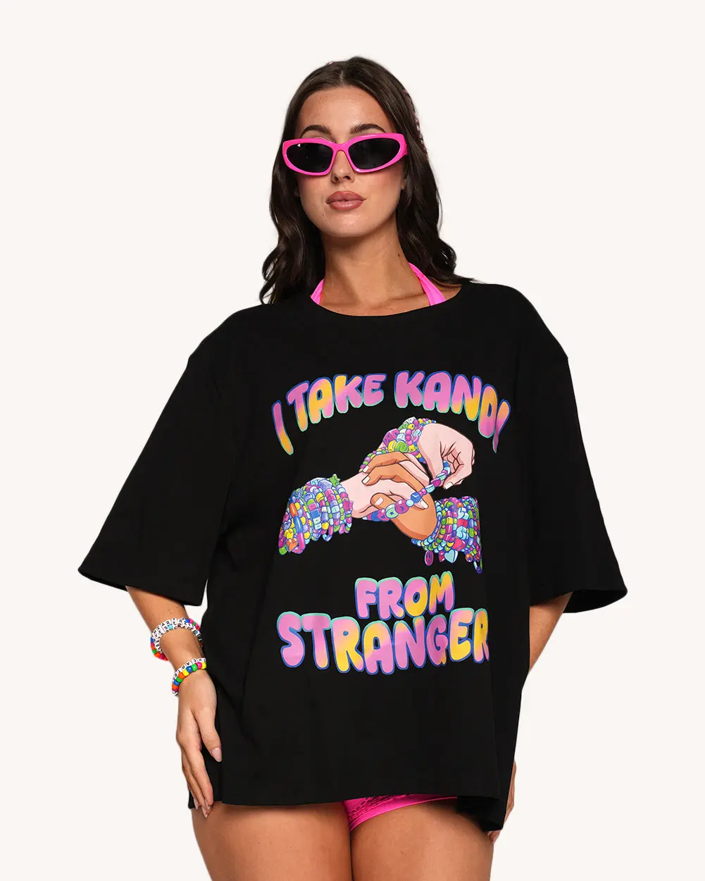 Kandi from Strangers Oversized Graphic T-shirt