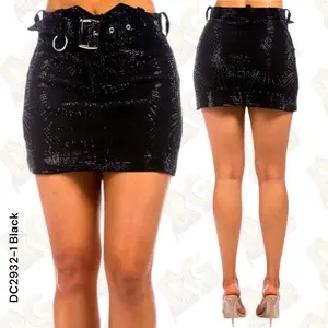 Rhinestone Mini Skirt