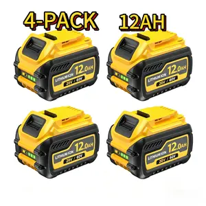 4-PACK,Dewalt Replacement Tool Battery,DCB609,cordless power tool battery featuring high power output and long-lasting performance. Ideal for use in renovation tool battery packs, angle grinders, lawn mowers, circular saws, and electric hand drills tiktok