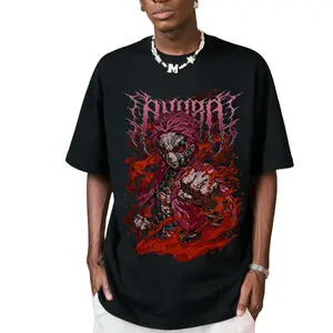 Akaza T-Shirt Anime Street Wear Casual Cotton Short Sleeve Unisex Graphic Tee for Men & Women Unisex Casual Streetwear Menswear Womenswear Cotton ShortSleeve Crewneck Unisex GraphicTee