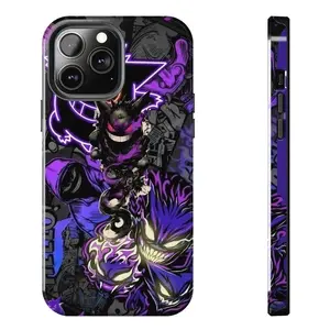 Anime-Style Gengar Ghost Monster Design iPhone Case — Compatible with iPhone 17/16/15/14/13/