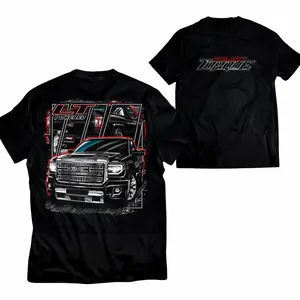 LT Powered Truck T-Shirt, Blacked-Out GMC Graphic, Street Torque Tee for Pickup Lovers & Gearheads Menswear Top