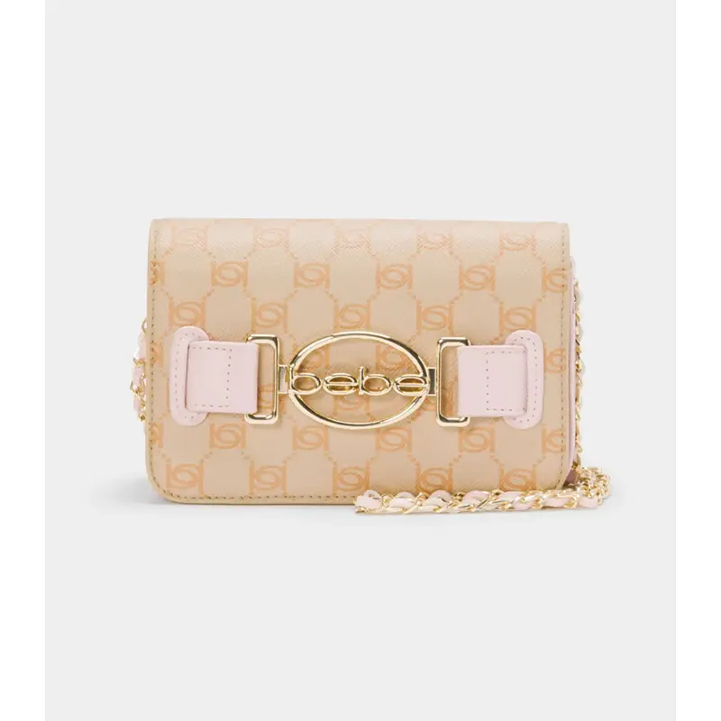 BEBE LEILANI MONOGRAM CROSSBODY