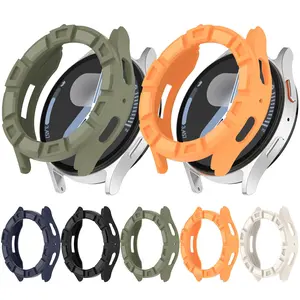 Hollow TPU Smart Watch Protective Case, 2 Counts Replacement Watch Protective Case, Smart Watch Accessories Compatible with Galaxy Watch 7, Wearable, Smartwatch Face Covers