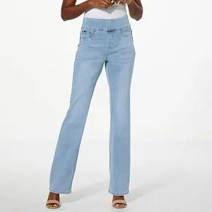 DG2 by Diane Gilman Virtual Stretch Denim Comfort Waist Bootcut Jean