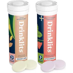 Ginger-Lime Daily Hydration & Strawberry Daily Immune Support (2) Tube