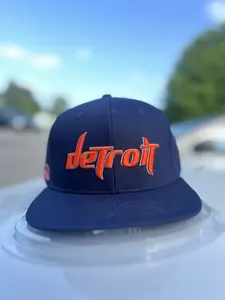 Navy & Orange Detroit Native "Tigers Edition" Hat