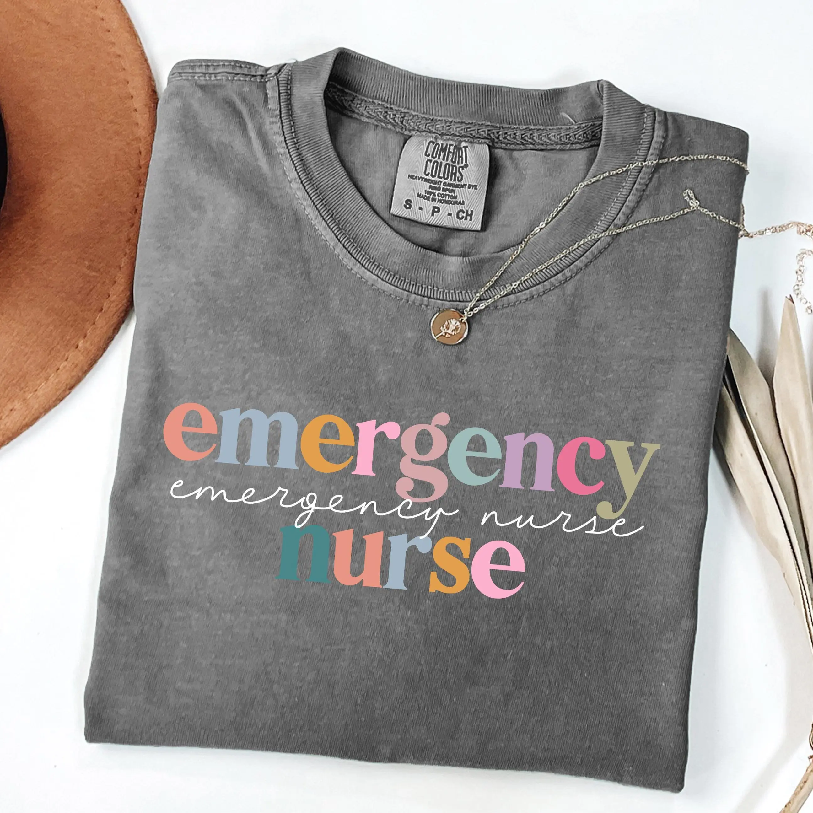 Comfort Colors® Emergency Nurse Shirt, Er Nurse T-Shirt, Emergency Nurse Gift