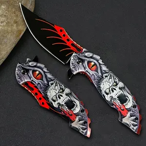 Folding Pocket Knife, 3.54" Stainless Steel Blade EDC Knife,  Handle with Axis Lock & Pocket Clip, Small Tactical Survival Knife for Hiking, Hunting, Outdoor Gifts for Men & Women