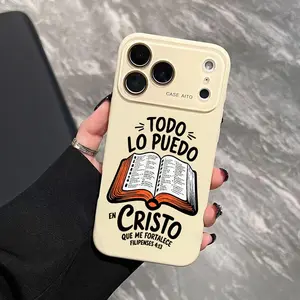 Christian Inspiring Soft Silicone Smartphone Case - Handheld Devices Protection, Full Lens Shield, "I Can Do All Things Through Christ" Philippians 4:13 Accessory for iPhone Series (17,16,15,14,13,12)