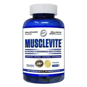Musclevite Multivitamin for Athletes – High Potency Sports Formula with L-Carnitine & Beta-Alanine – Boost Energy, Endurance & Recovery – 180 Tablets