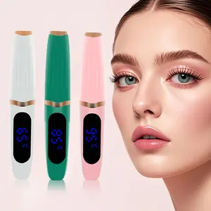 Heated Eyelash Curlers with LED Display Electric Eyelash Curler 3 Temperature Modes USB Rechargeable Makeup Tools Fast Heating Long Lasting Curl Safe Design Glam Curling