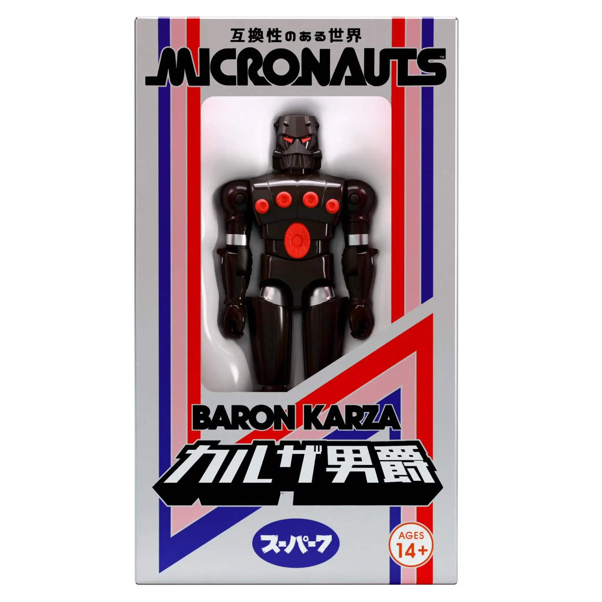 Super7 Micronauts ReAction+ Wave 05 (SDCC/Japanese Boxed) - Baron Karza