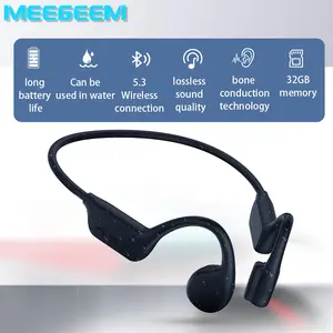 Bone Conduction Headphones, Underwater Headphones for Swimming Open-Ear Wireless Bluetooth Headphones for Running, Cycling.EJ-X7-5