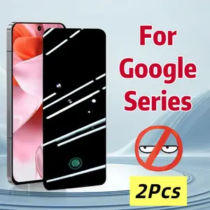 Google Pixel Series Privacy Screen Protector Film, Tempered Glass Protection, Anti-Spy Design, Dual-Pack, Compatible with Google Pixel Models
