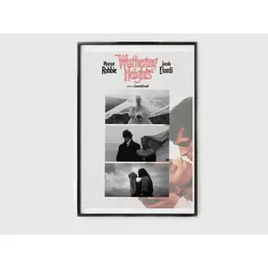 2026 Wuthering Height Poster, Margot Robbie & Jacob Elordi Matte Art Print, Gift for Movie Fans