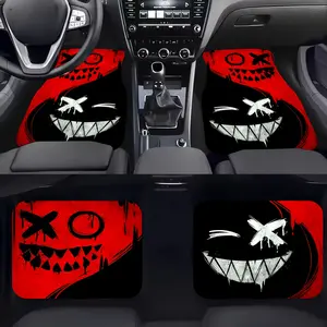 Anime Halloween Ghosts - Car Floor Mats Set - 2pcs/4pcs - Durable, Non-Slip & Easy to Clean - Fit for All Vehicles