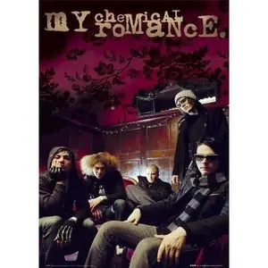 My Chemical Romance Band Poster, Rock Music Print, Retro Concert Art Decor