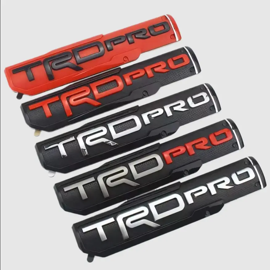 Emblem Nameplate Badge Set of 2, Automotive Vehicle Accessory for Off Road Car Side Fender Door, Badges Decals & Vehicle Exterior Decoration
