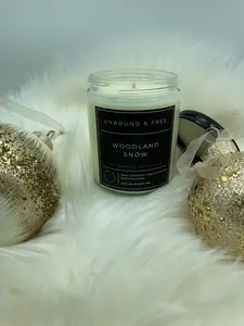 Woodland Snow Candle