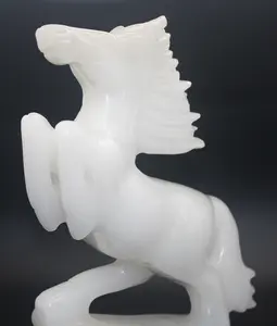White Calcite Horse Carving – Clarity, Calm & Quiet Strength