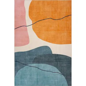 Nuloom Novessa Abstract Washable Rug