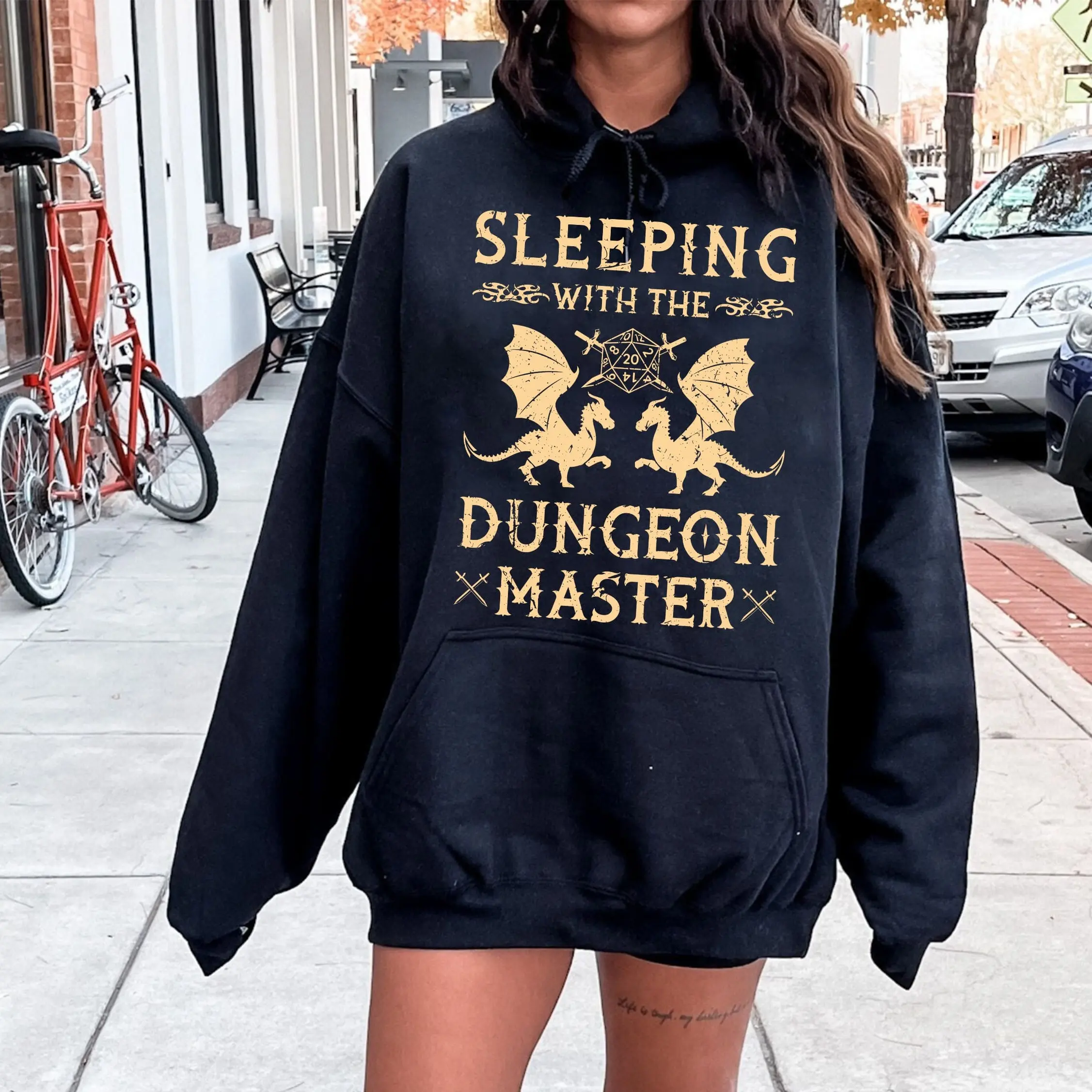 H0uses and Humans Sweatshirt, D&D Shirt, Sleeping with the Dungeon Master Crewneck Hoodie