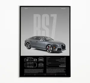 Audi RS 7 Print | Audi RS7 | Physical Print Car Print | Hyper Car Poster | Super Car Print | Art Print | Car Poster | Home Decor | WallDecor