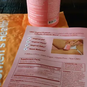 Product Review of URO Women's Probiotics - 60 Count (Pack of 1) - Prebiotic and Probiotic Capsules for Healthy pH Balance and Odor from s**3