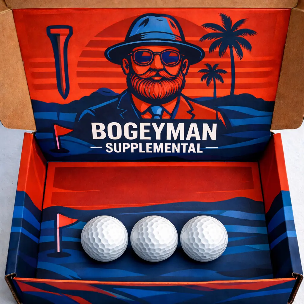 Bogeyman Breaks GOLF -4 Spot Supplemental 3 Golf Balls