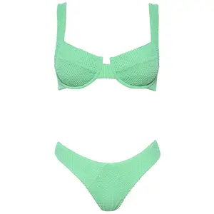 Laguna Bikini Crinkle Mint Set