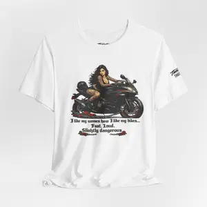Fast Loud Slightly Dangerous Tee | Motorcycle -Kawasaki